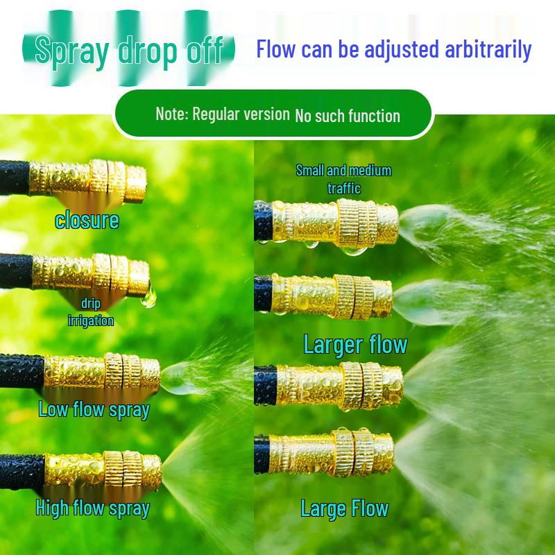 Adjustable Micro-Atomization Automatic Watering Nozzle for Irrigation, Cooling, and Humidification