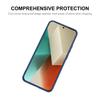 For Xiaomi Redmi Note 13R Pro 5G Silicone Case Straight Edge Phone Cover+9H Glass Protector