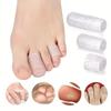 1Pair Gel Toe Guards Cap Protector Toe Finger Caps Covers Sleeves Protects Corn Callus Blister