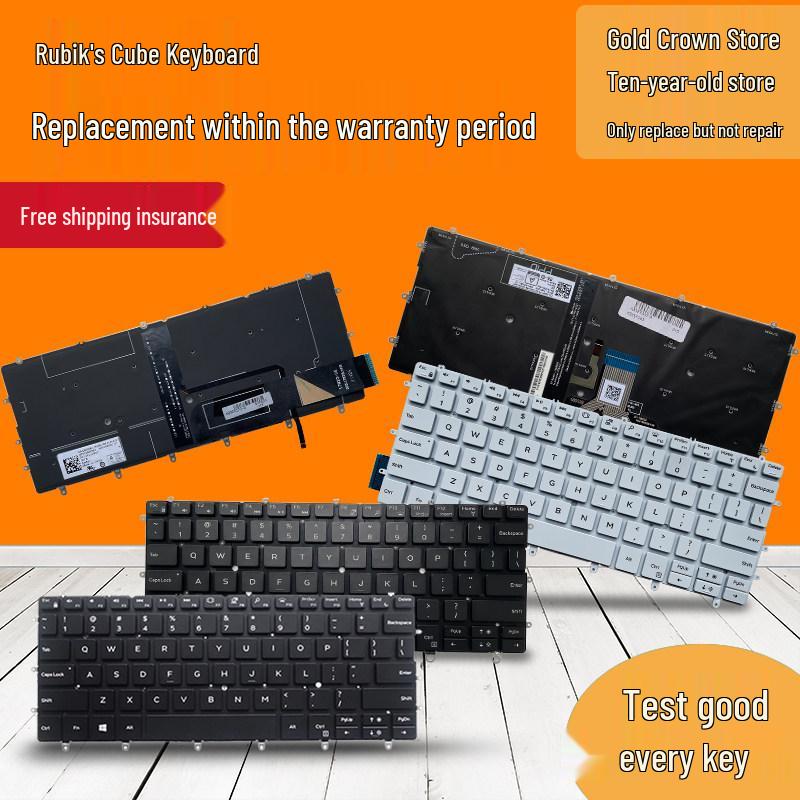 Совместимая клавиатура для моделей Dell XPS: 13-9370, 9317, 9380, 9305, 7390 (P82G), и 9365 (P71G001)