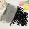 100Pcs Colorful Hair Ties Gentle Towel Ring Material Elastic Bands Hair Rings Styling Lightweight Versatile Accessories