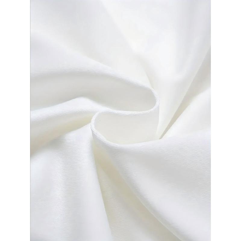 Белая джинсовая футболка с принтом жемчуга, европейский размер - Западный свободный топ с карманом для джинсов и жемчучным бантом, блузка с коротким рукавом и круглым вырезом