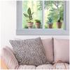 Les Trésors De Lily [R5023] - Window Stickers 'Plants In Pots' Green Gray - 40x30 Cm (2 Rooms)