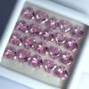 Natural Pink Sapphire Loose Gemstone 21 pcs Heart Cut 6x6 mm Lot September Birthday Birthstone