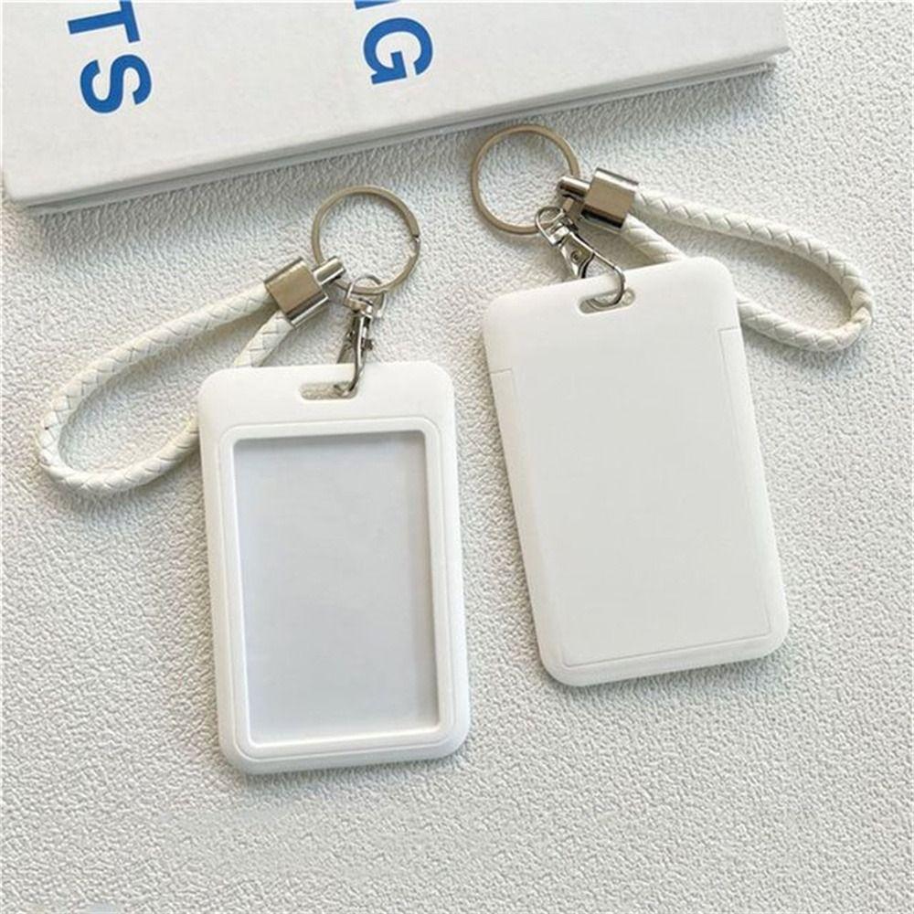 Card Work Card Keyring Business ID Card Protective Badge Holders ID Card Holders Bus Card Cover