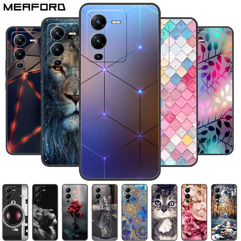 Для vivo V25 Pro Чехол V2158 Мягкий Силиконовый ТПУ Чехол для телефона Для vivo V25 Pro 5G Чехол Ударопрочный Capa V 25 Pro V25Pro Coque Крутой