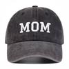 Унисекс ПАПА МАМА вышитые буквы стирать бейсболки весна и осень открытый регулируемые повседневные шляпы солнцезащитная шляпа