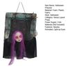 Animated Halloween Decoration Hanging Skull/Ghost/Pumpkin Man Prisoner with Light-up Eyes And Spooky Sounds for Home Porch Party Haunted House Decor