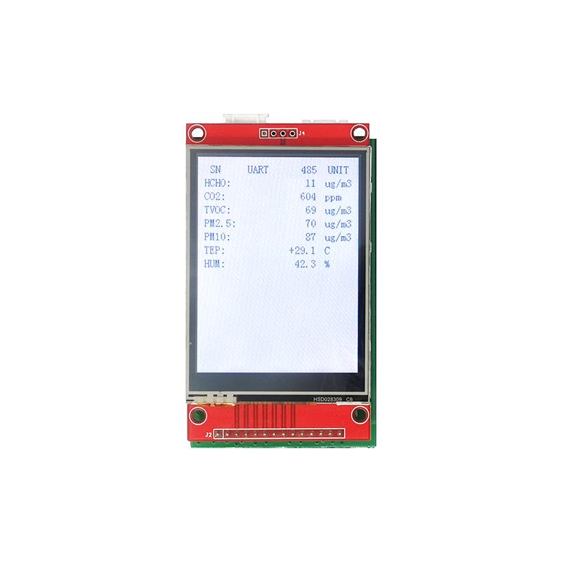 Air Quality Sensor 485: CO2/Formaldehyde/Temp/Humidity/PM2.5/PM10