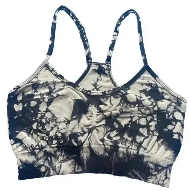 Модные леггинсы для йоги с принтом тай-дай, женские шорты, спортивные брюки для спортзала, фитнеса, спортивной одежды с высокой талией, приталенные 29654