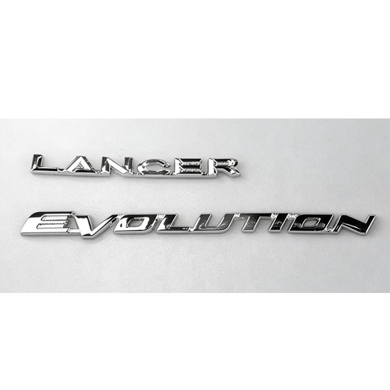 Applicable to the overseas version of Mitsubishi Wing God Lancer EVOlution tail logo, the tenth generation Evo personality modif