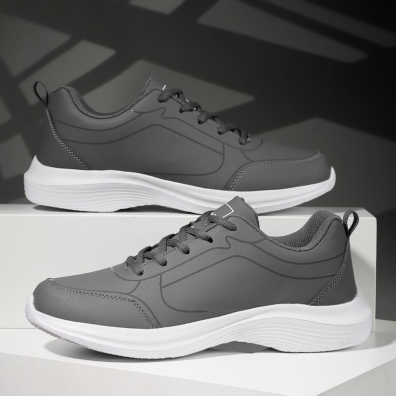 Новые мужские кроссовки, зимние теплые мужские кроссовки, противоскользящие дышащие мужские прогулочные туфли, мягкая повседневная обувь на шнуровке, легкая