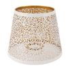 Lamp Shade E27 E26 White Carved Flower Pattern Iron Modern Design Easy Installation Bulb Shade for