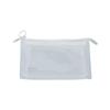Stationery Clear Mesh Gusset White S2337010 Sun-Star Pouch, Mitte, Soda,