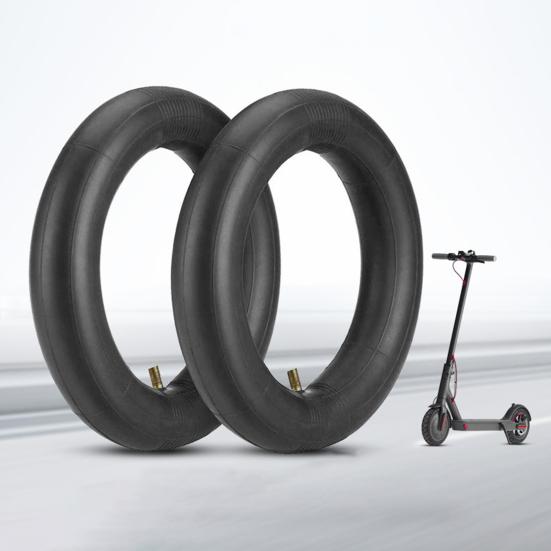 2 Pcs 8.5 Inches Scooter Rubber Inner Tube Explosion-Proof Pressure-Resistant Thickened Inflatable Straight Valve Inner Tube for Xiaomi