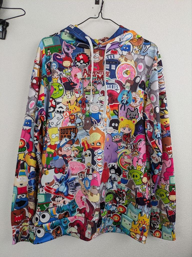 [USED] American & Japanese Cartoon and Anime Character Hoodies