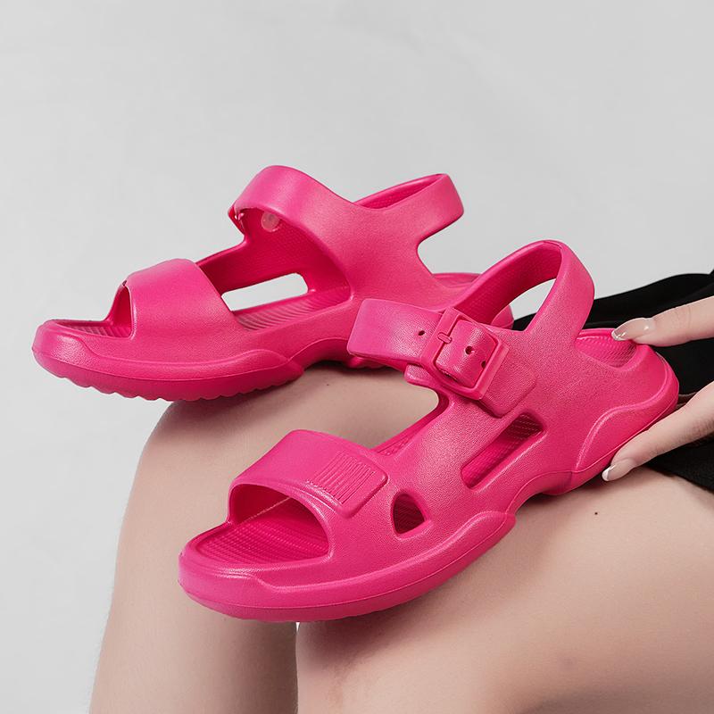 Fashion Fashion Sports Style Eva Sandals for Women Summer 2024 Comfort Soft Sole Beach Shoes Woman Lightweight Non Slip Platform Sandals