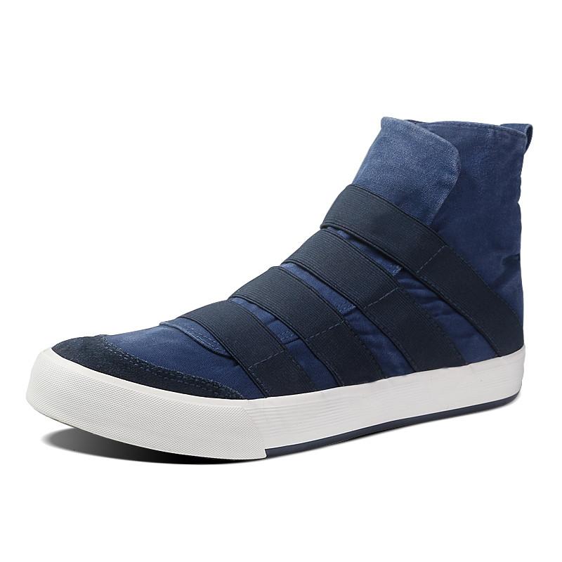Летняя мужская модная повседневная обувь, кроссовки на платформе, дышащие мужские удобные высокие парусиновые туфли, вулканизированные туфли, мужские ботинки