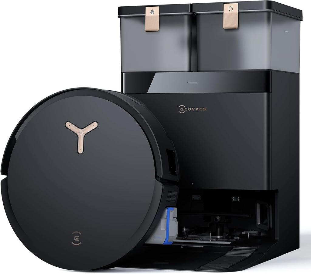 ECOVACS DEEBOT X8 PRO Omni Robot Vacuum Cleaner with Mop Function, OZMO Scooter with Continuous Mopping & Self Cleaning, 18,000 Pa, 12-in-1 Station