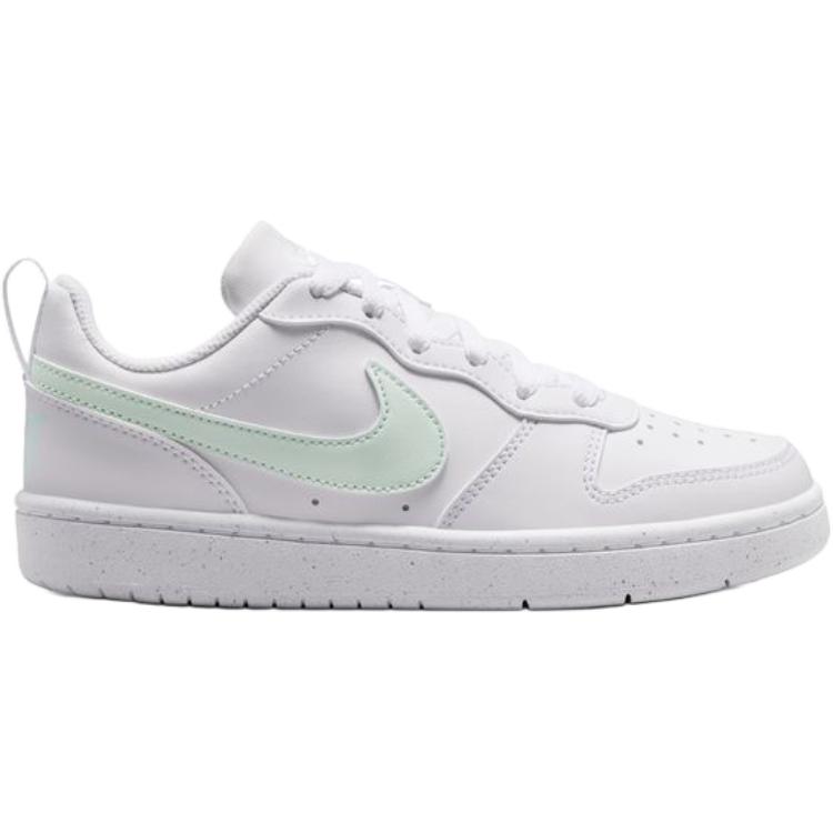 Nike Кроссовки для детей Court Comfortable Versatile Low-Top Детские кроссовки Белый Зеленый DV5456-138