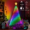 Christmas Tree LED Lights 400LEDs Smart RGB LED String Lights Holiday Decoration for Indoor Outdoor Tree APP/Remote Control