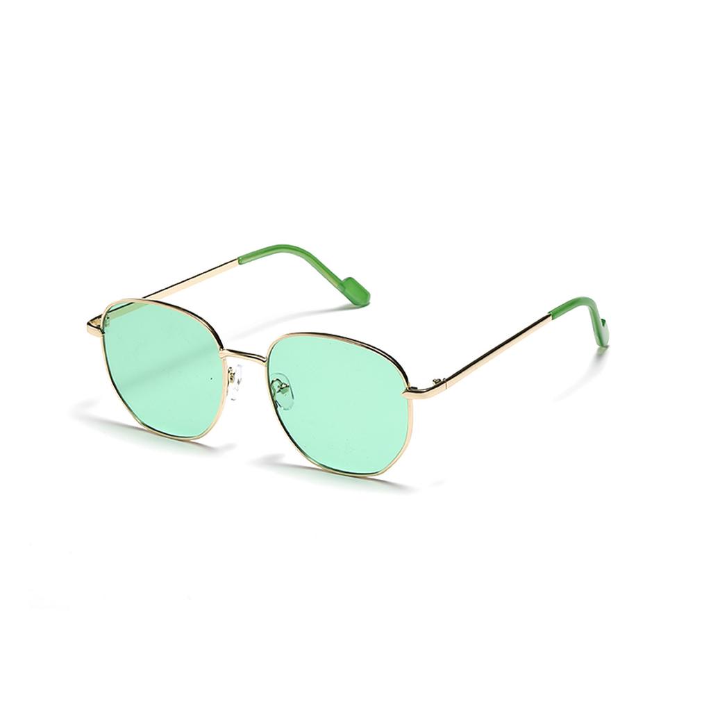 Солнцезащитные очки в круглой оправе розового цвета с металлическим корпусом в стиле ретро, женские солнцезащитные очки для мужчин