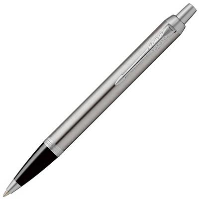 PARKER IM Матовый металл CT Шариковая ручка Средняя Подарок Официально Номер продукта 2143415Z Ручка, Перо, На масляной основе, В коробке, Импортный,