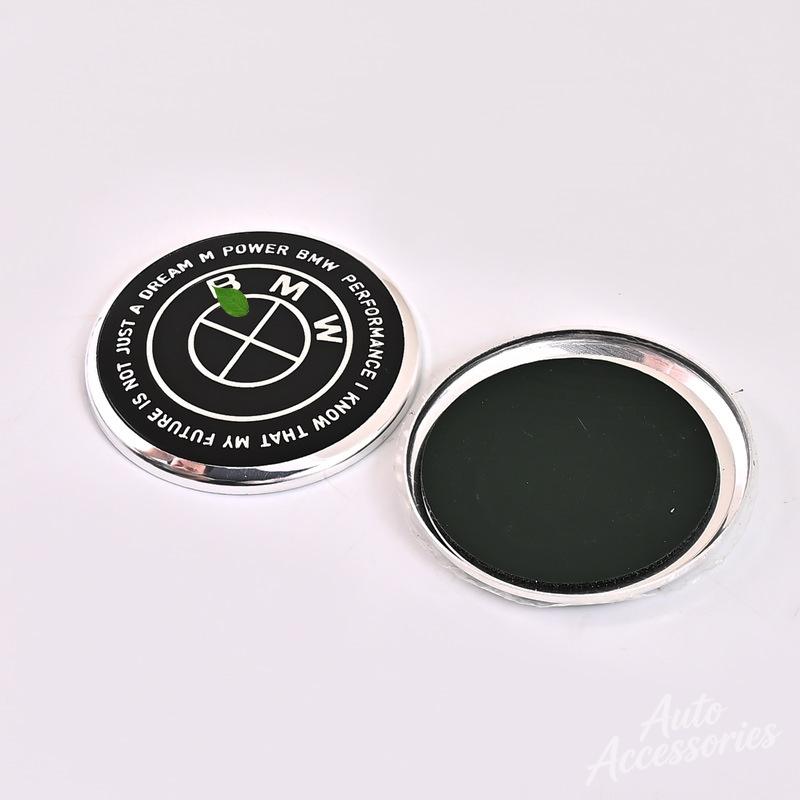 BAD1 45MM Car Steering Wheel Stickers Styling Decorate Decal For BMW M Power Motorsport Emblem Badge Decals Auto Interior Accessories DQ0