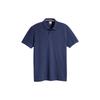 Levis Casual Comfortable Solid Color Short Sleeve Polo Shirt Men Tops Blue A7249-0001