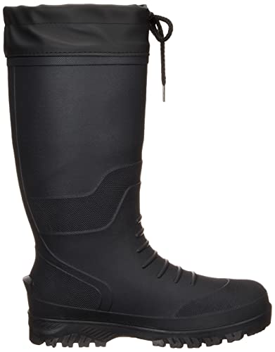 Fukuyama Rubber Beans Club Work Shoes, Black, Large, 3E