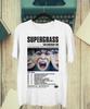 Футболка Supergrass Band I Should Go Go 30-летний юбилей Полный размер S-5XL Унисекс Футболка