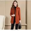 Autumn and Winter Seasonal Woolen Coat Medium and Long New Woolen Coat