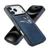 For iPhone 17 Pro Max Case Card Slot Slim-Fit PU + TPU Mobile Cover
