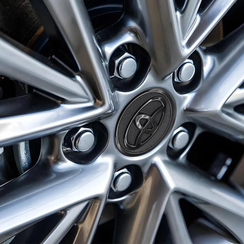 4 шт./комплект 56/60 мм Колпаки ступицы Toyota Центральные колпаки колес автомобиля для Toyota Prius CHR Auris Rav4 Prado Fortuner Corolla Yaris Camry
