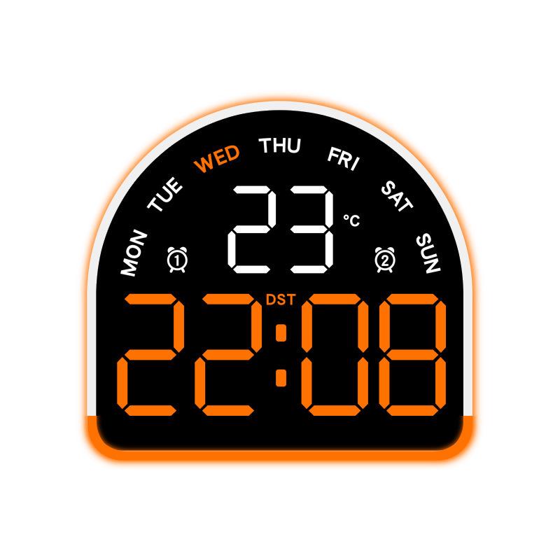 Многофункциональный светодиодный будильник с подсветкой, отображением температуры и несколькими будильниками