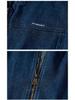 W822 Men's Thickened Hooded Denim Zip-Up Jacket: Stylish, Trendy, and Versatile.