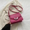 Popular Small Crossbody Bag New Trendy Solid Color Small Women's Shoulder Bag High-end Versatile Luxury Brand Crossbody Bag