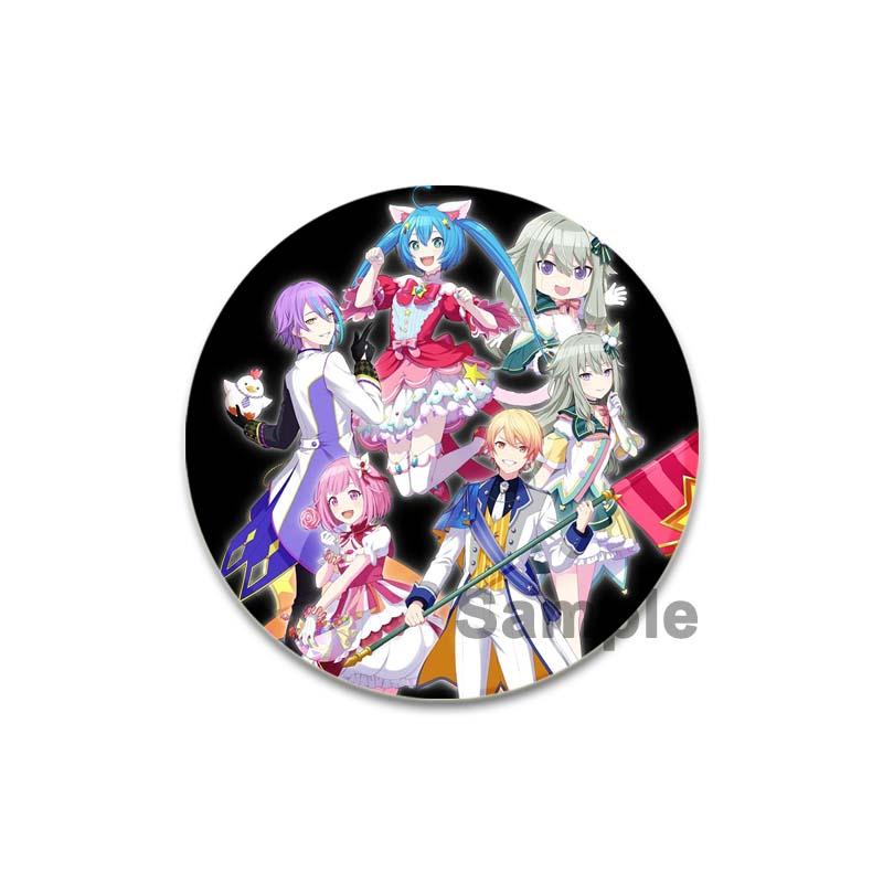 32/44/58 мм Project Sekai Wonderlands X Showtime Pin ручная работа брошь для одежды мультяшный косплей значок украшение на рюкзак ювелирные изделия подарок