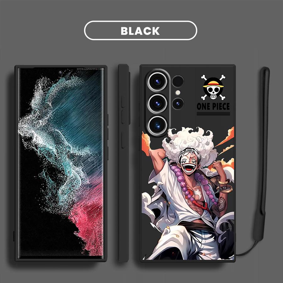 Мультяшный милый чехол для телефона One Piece для Samsung Galaxy S25 S25Edge S21 Plus S22 S20 FE Note 20 10 Ultra S24 Ultra S23