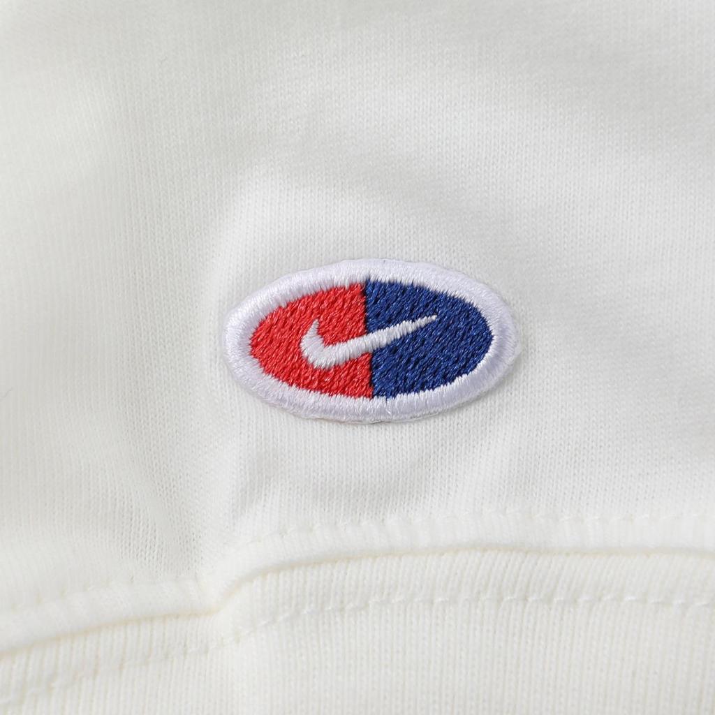 Nike Спортивная одежда Повседневный свитер с буквенным принтом Круглый вырез с длинным рукавом Футболка Мужская Топы Белый HQ1569-133