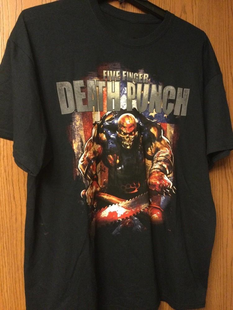 Редкая футболка Five Finger Death Punch 5FDP Размеры от S до 5XL SE281 БЕСПЛАТНАЯ ДОСТАВКА Унисекс