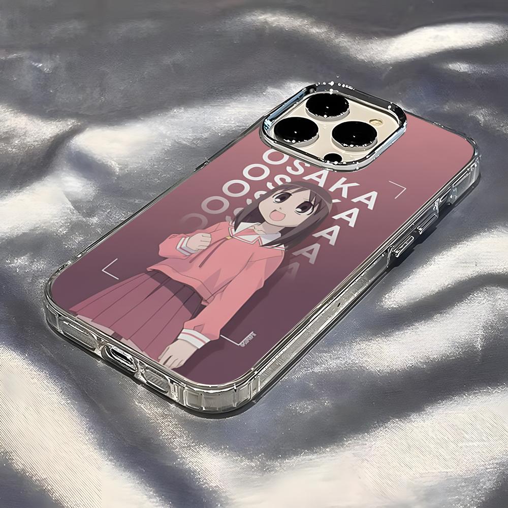 Чехол для телефона Azumanga Daioh Осака Аюму Для IPhone 17 Pro Max 16 15 14 Pro Max IPhone 13 Pro Max 11 Plus Прозрачный чехол