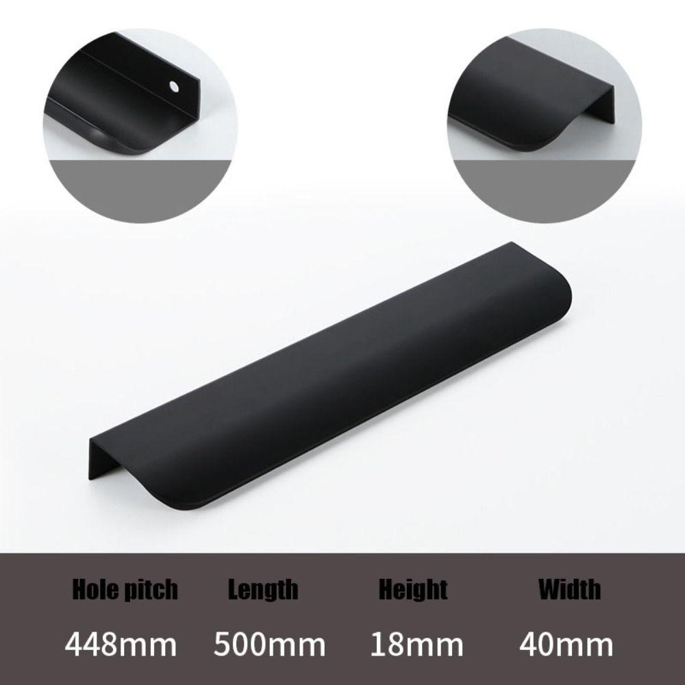 Дверная ручка с двойным отверстием, черная/золотая/серая, для шкафа с длинной ручкой, скрытая ручка для шкафа, для шкафа