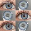 1pair New Color Contact Lenses for Eyes Blue Lenses Green Contacts Lens Yearly Brown Eye Lens Fashion Gray Pupils Lens