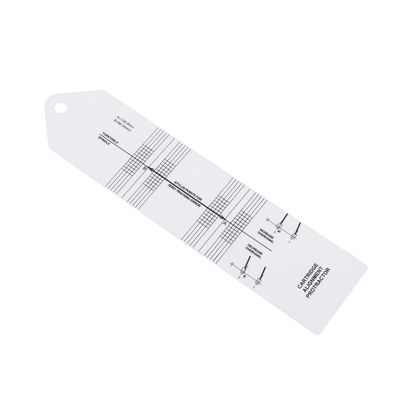 Проигрыватель фонограммы Звукосниматель картриджа Регулировка линейки Калибровочный датчик Lp Инструмент для выравнивания иглы Транспортир