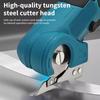 18V Power Tool Cordless Electric Carpet Scissors Multi Functional Pruner Round Knife Handheld Cutting Cloth Scissors