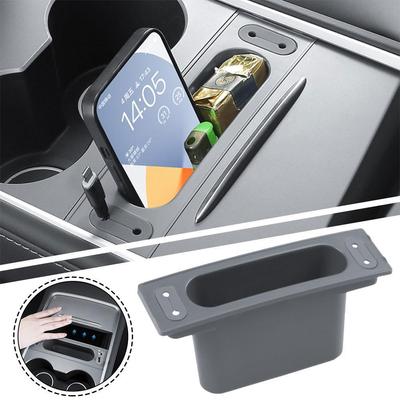 Для Tesla Y Phone Зарядный кабель Управление зажимами Центральная консоль Органайзер Центральная панель управления Внутренняя центральная панель управления Проволочная коробка
