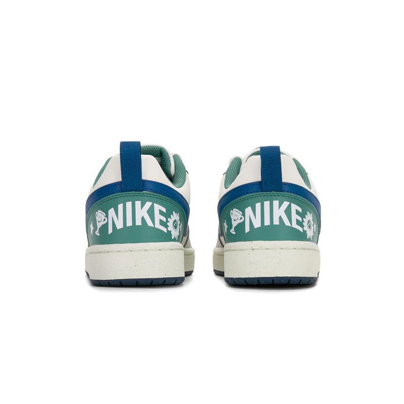 Nike Кроссовки Court Borough Low Recraft GS Sail Court Blue Bicoastal для детей, кремовые HM3722-141