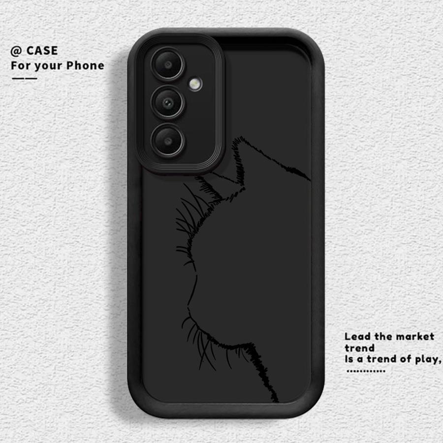Чехол-накладка 'Гордый кот' для Samsung Galaxy A15 A16 A71 A72 A56 A26 A32 A35 A36 A23 A51 A73 A12 A13 A53 A54 A34