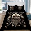 Viking Northern Cthulhu Mystical 3D Printed Bedding Set Cozy Soft Duvet Cover King Queen Twin Size Birthday Gift Bedroom Decor